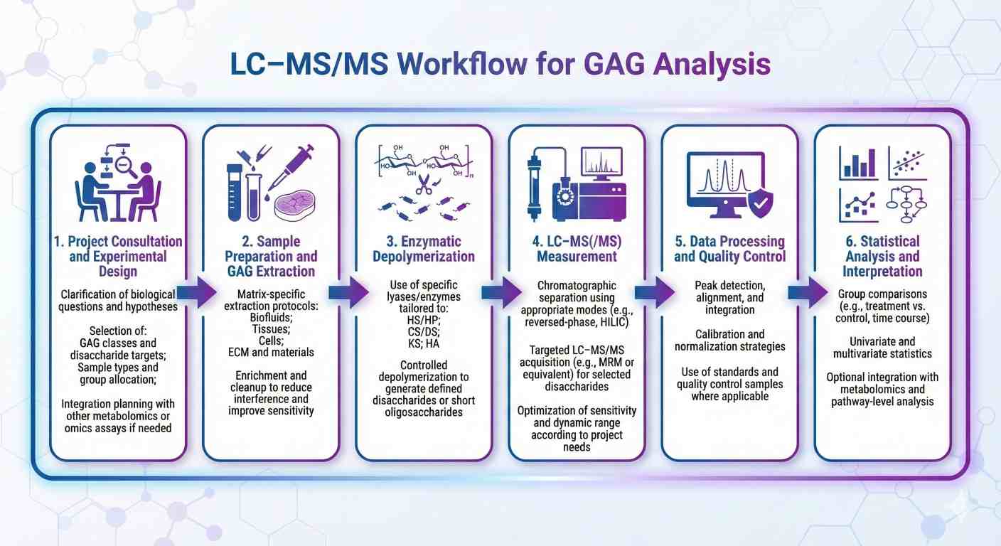 LC-MS/MS Workflow for GAG Analysis