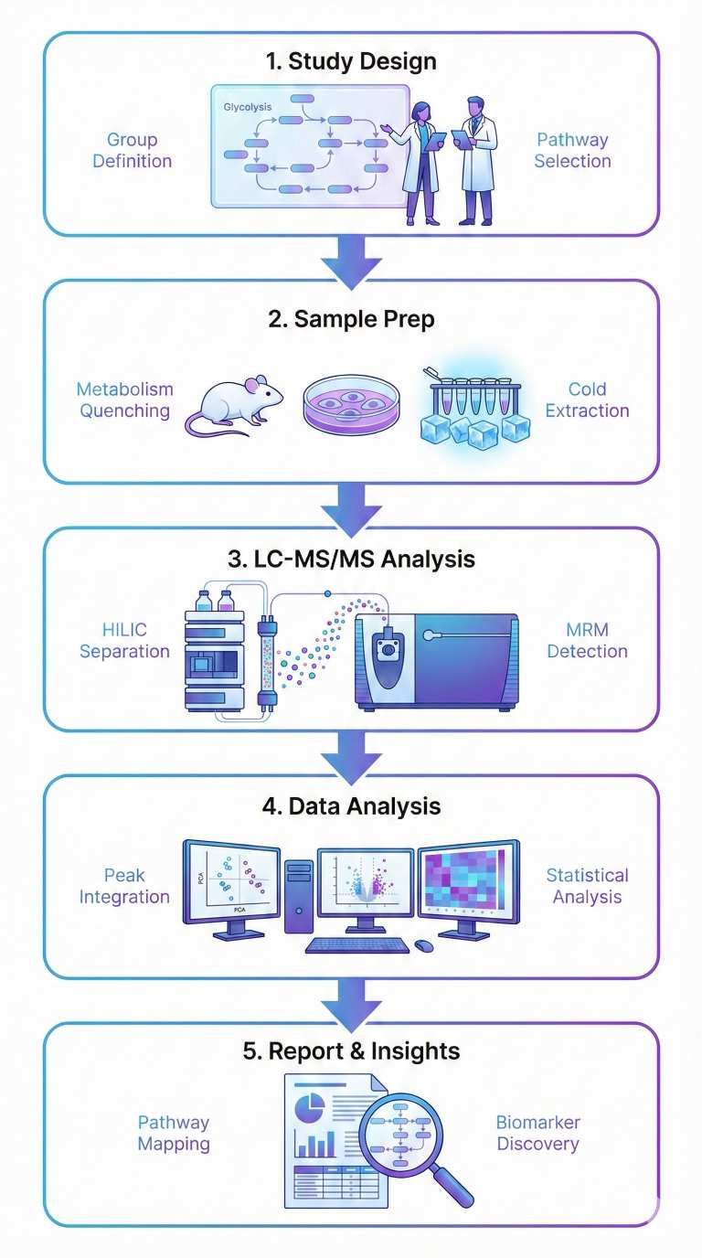 LC-MS/MS Workflow for Glycolysis Analysis