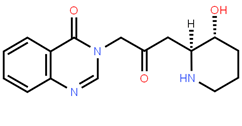 Molecular structure of dichroine