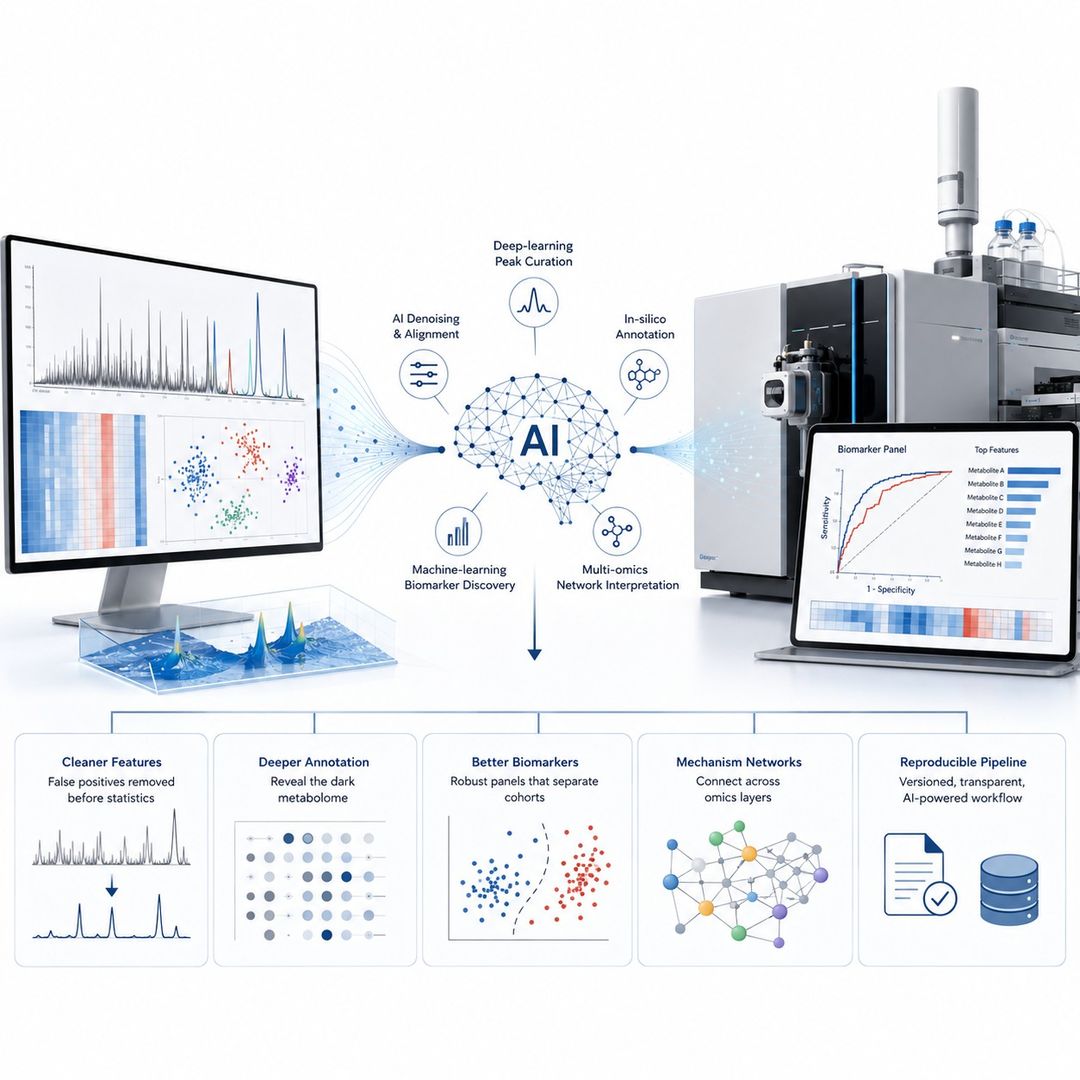 AI-powered metabolomics—deep-learning and machine-learning analysis of LC-MS metabolomics data
