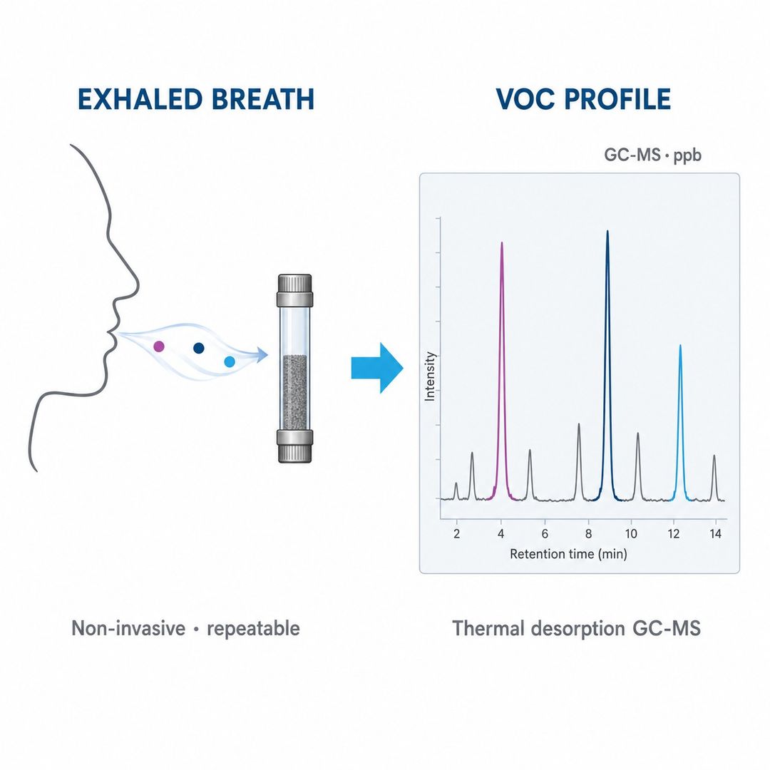 Breathomics exhaled breath VOC profiling service
