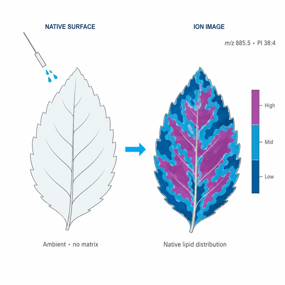 DESI-MSI ambient spatial metabolomics imaging of native tissue surface