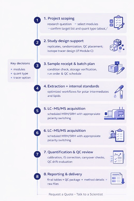 Kennedy Pathway Metabolites Panel Analysis Workflow