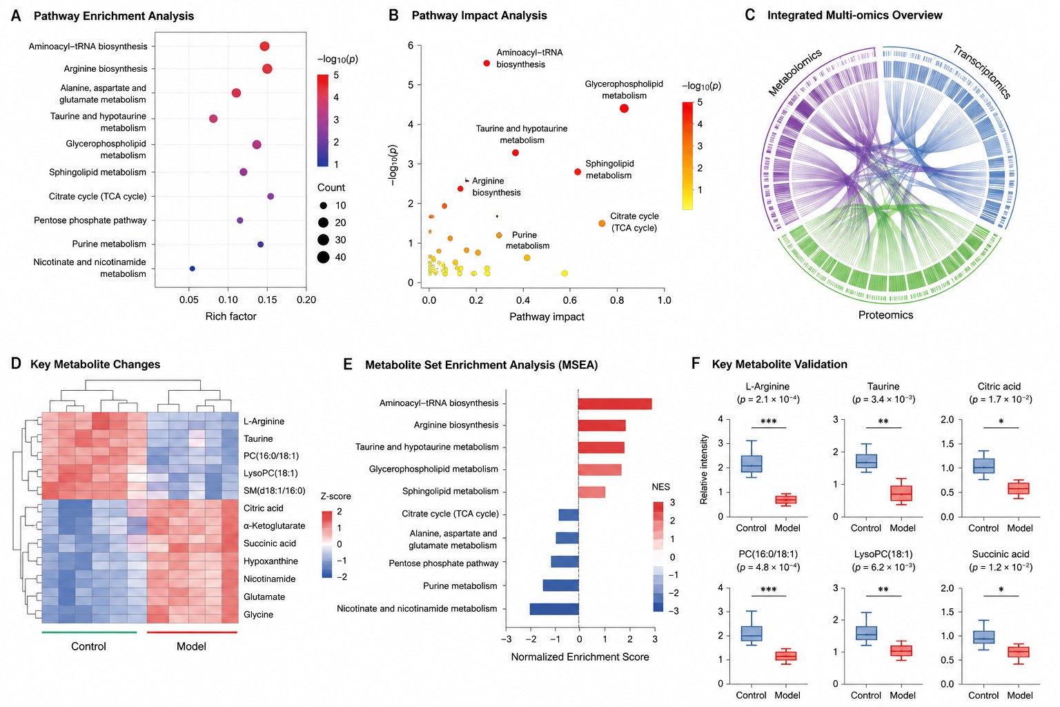 Animal Multi-Omics Integration — DIABLO Circos Plot and Metabolomics-Transcriptomics Correlation Network