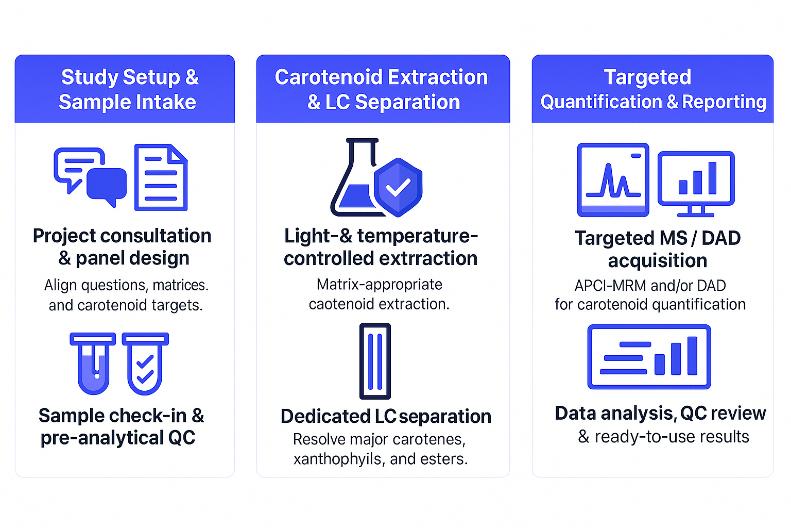 Carotenoids Targeted Analysis Workflow