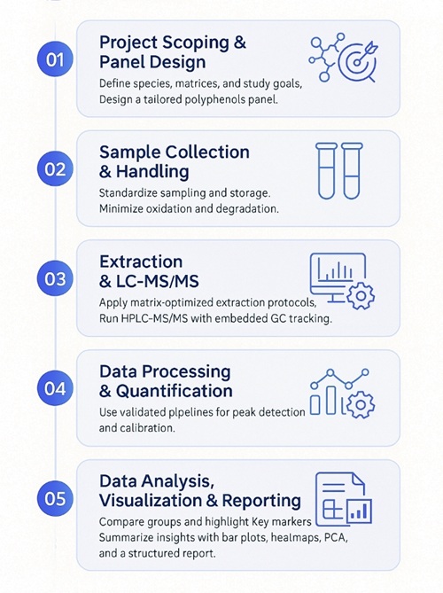 Polyphenol Targeted Analysis Workflow