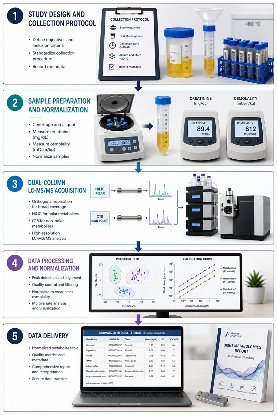 Urine Metabolomics Workflow