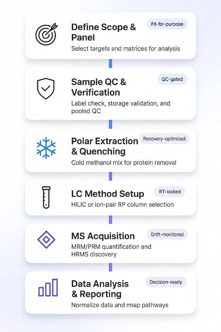 Polar Metabolites Analysis Workflow