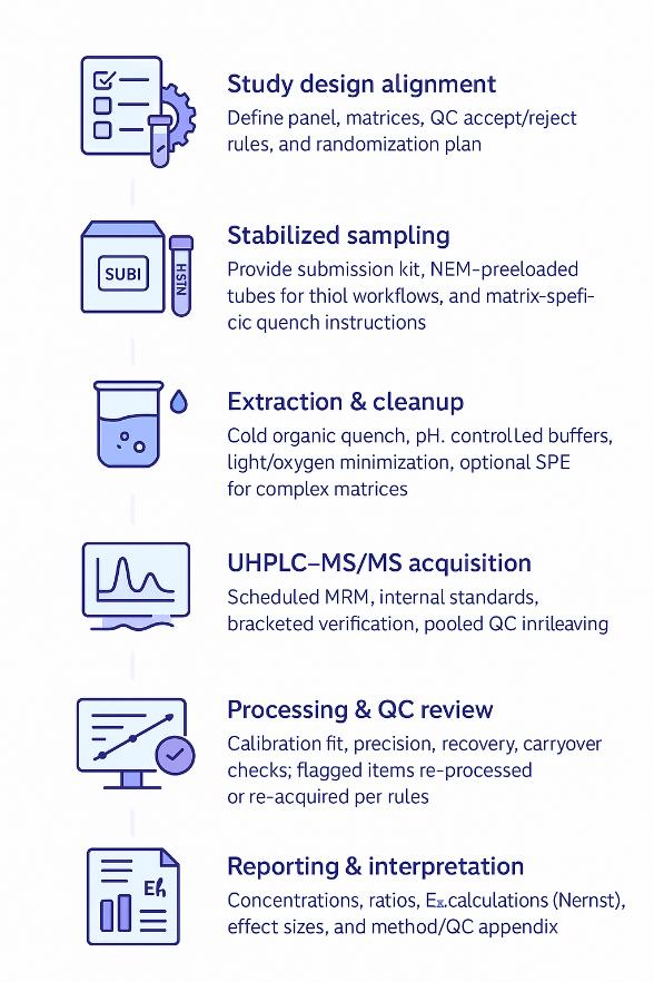 Redox Cofactor Analysis Workflow