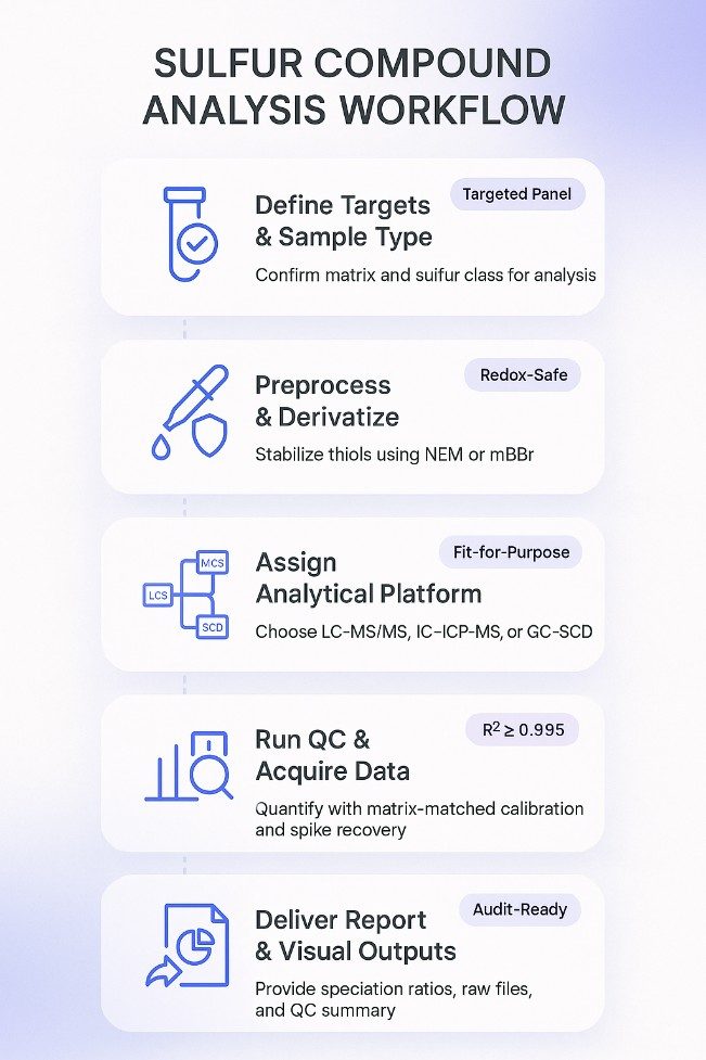 Sulfur Compound Analysis Workflow